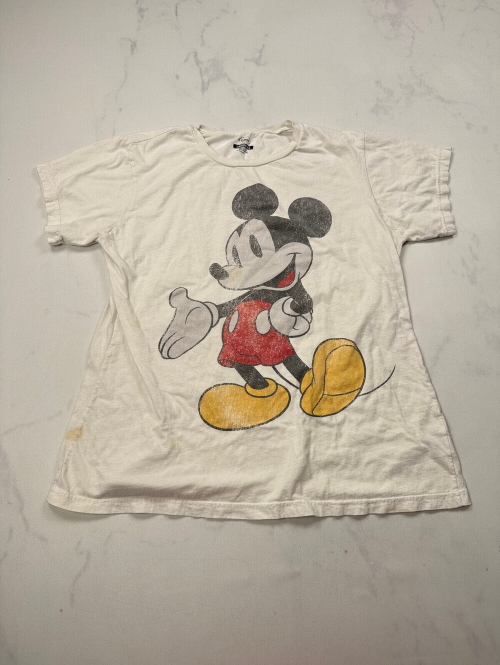 Disney Store Graphic Tee White 90s VTG Statement Piece - Ladies XL